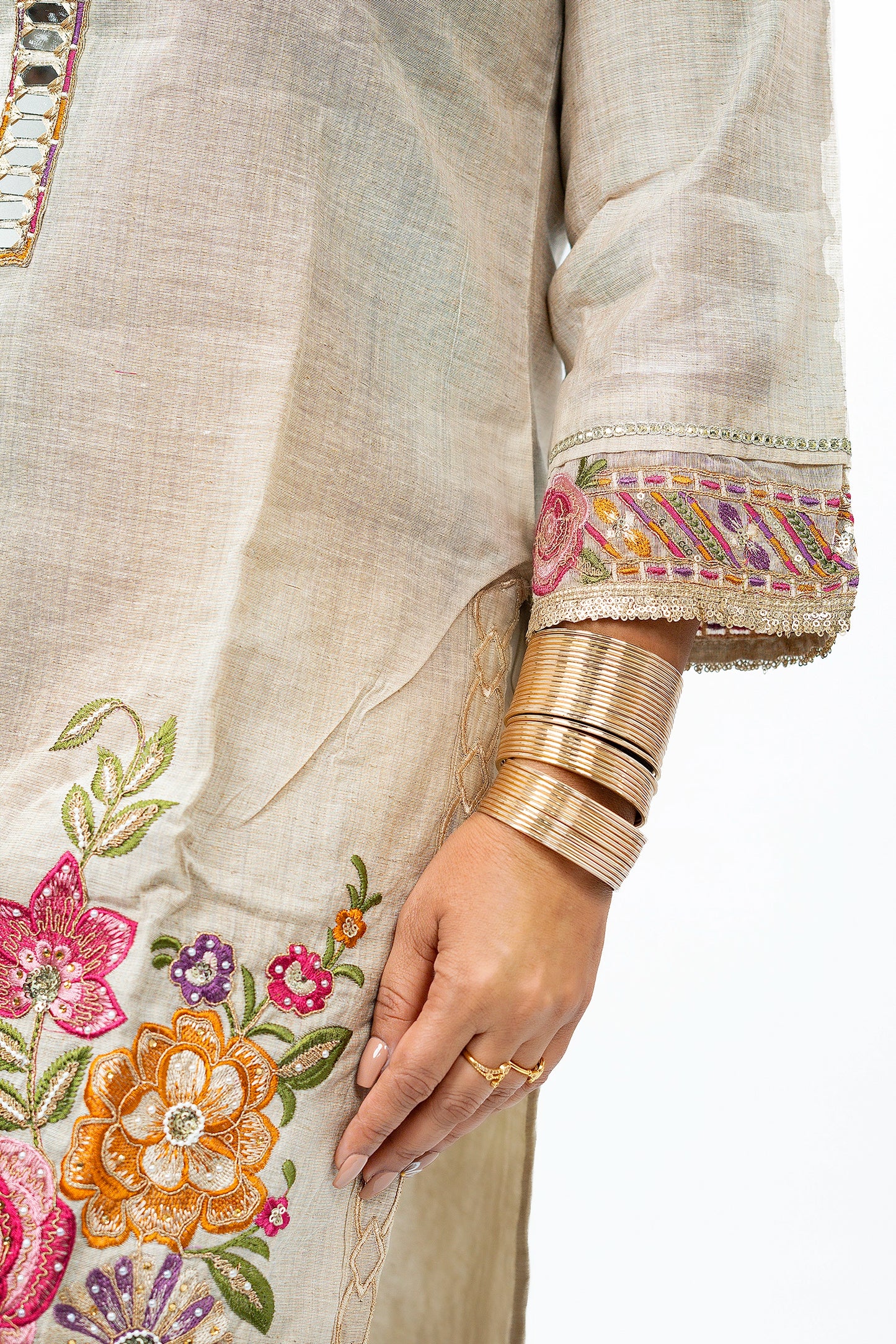 Pink Cotton Suit Set with Dupatta Printed Kurta Salwar Set